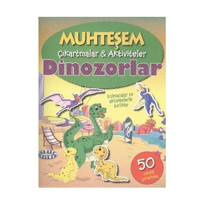 Muhteşem Çıkartmalar Aktiviteler - Dinozorlar