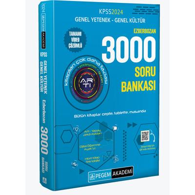 Pegem Yayınları 2024 Kpss Genel Yetenek Genel Kültür Ezberbozan 3000 Soru Bankası