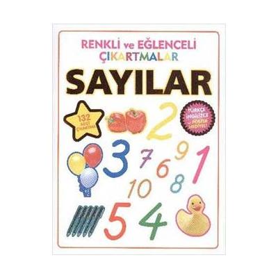 Renkli ve Eğlenceli Çıkartmalar - Sayılar (Numbers)