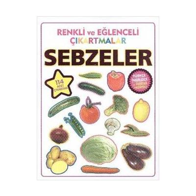 Renkli ve Eğlenceli Çıkartmalar - Sebzeler (Vegetables)