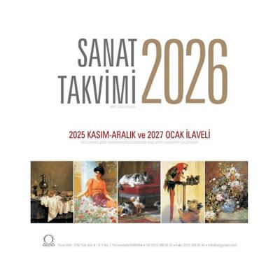 Sanat Takvimi 2026 Masa Takvimi