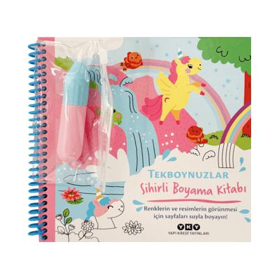 Sihirli Boyama Kitabı – Tekboynuzlar(Ciltli)