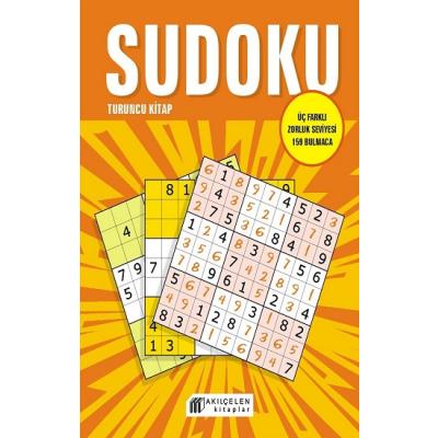 Sudoku Turuncu Kitap - Üç Farklı Zorluk Seviyesi 159 Bulmaca