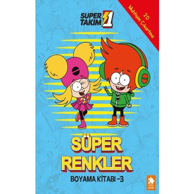 Süper Renkler Boyama Kitabı - 3- Süper 1 Takım