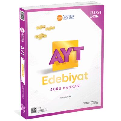 Üç Dört Beş Yayınları 2026 AYT Edebiyat Soru Bankası