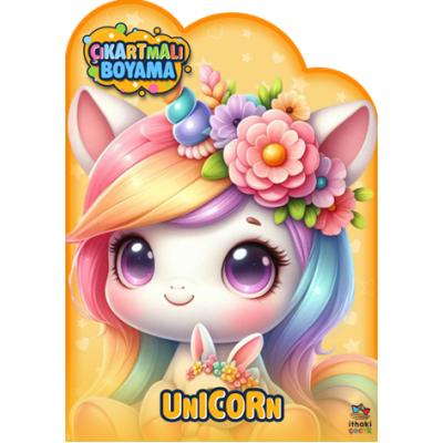 Unicorn Zamanı – Çıkartmalı Boyama Kitabı