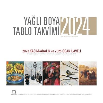 Yağlı Boya Tablo Takvimi 2024 Duvar Takvimi