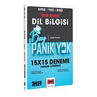 Yargı Yayınları 2024 KPSS YKS MSÜ Bay Panik Yok Dil Bilgisi Orta Seviye Tamamı Çözümlü 15x15 Deneme