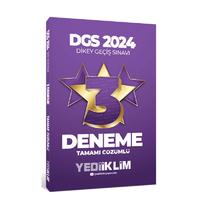 Yediiklim Yayınları 2024 DGS Tamamı Çözümlü 3 Deneme