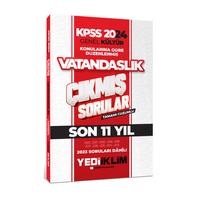 Yediiklim Yayınları 2024 KPSS Genel Kültür Lisans Vatandaşlık Konularına Göre Tamamı Çözümlü Çıkmış Sorular  