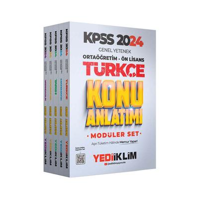 Yediiklim Yayınları 2024 Kpss OrtaöğretimÖnlisans Genel Yetenek Genel Kültür Konu Anlatımlı Modüler Set