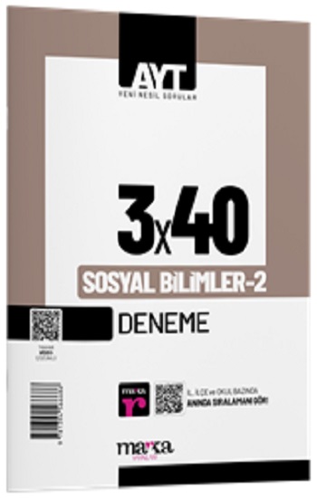 2025 AYT Sosyal Bilimler-2 3x40 Deneme