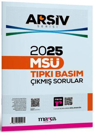2025 MSÜ Çıkmış Sorular Tıpkı Basım Çözümlü Arşiv