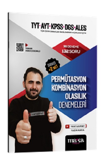 2025 TYT – AYT – KPSS – DGS – ALES Permütasyon Kombinasyon Olasılık Denemeleri