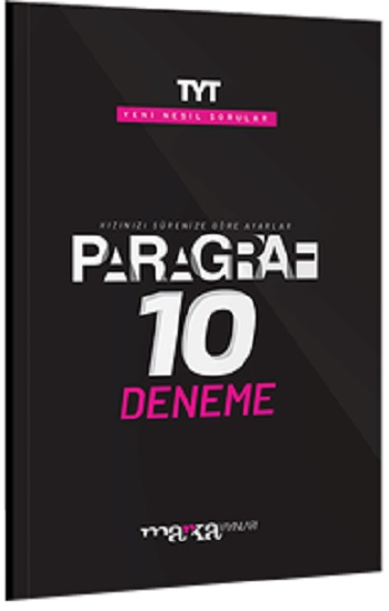 2025 TYT Paragraf 10 Deneme Tamamı Video Çözümlü Marka Yayınları