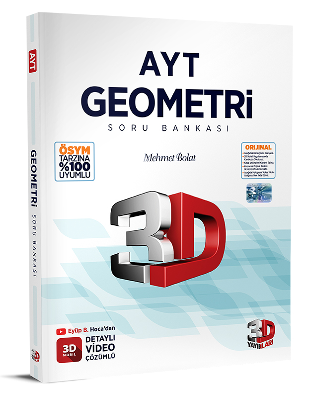 3D Yayınları Ayt Geometri Soru Bankası