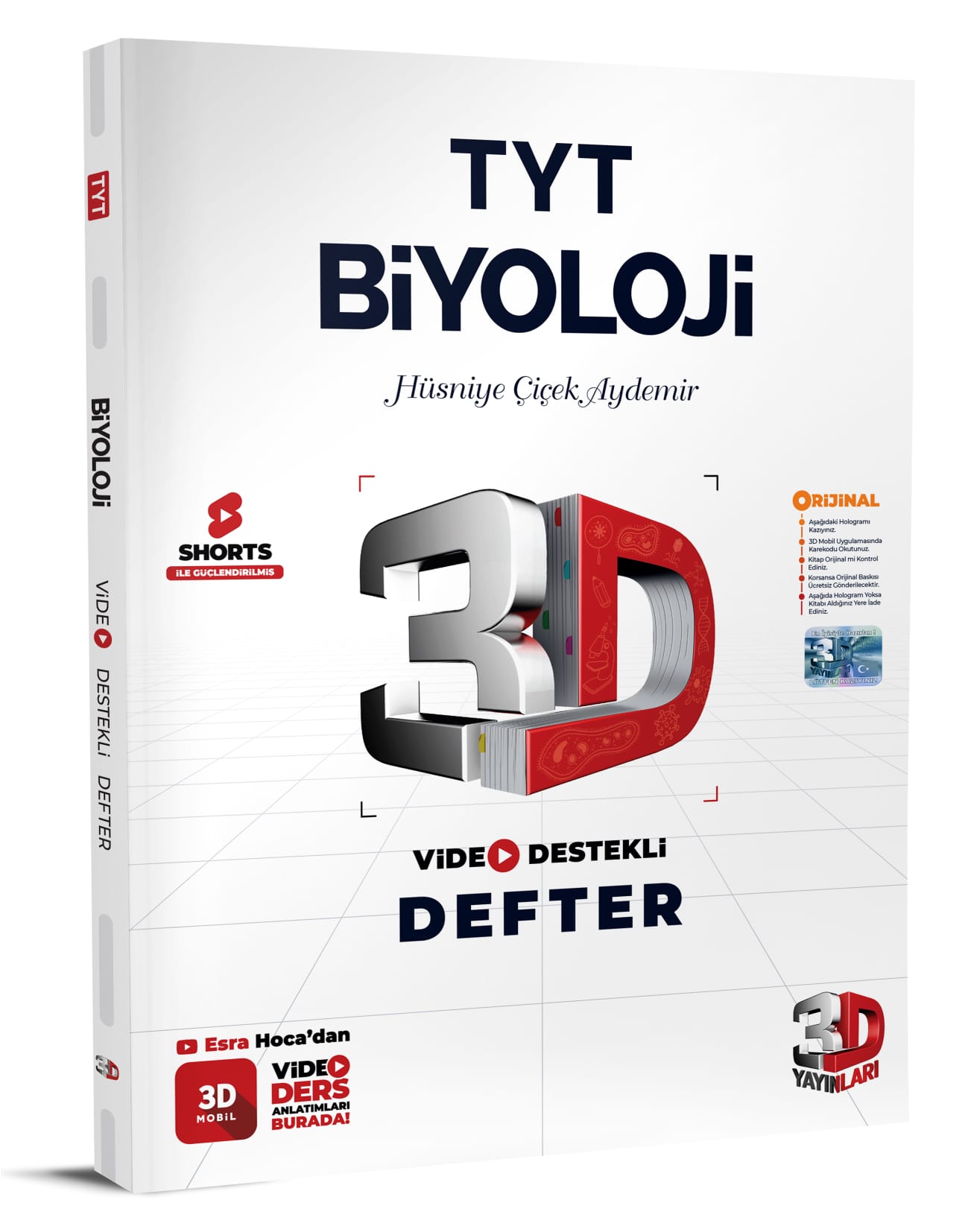 3D Yayınları Tyt  Biyoloji Video Destekli Defter