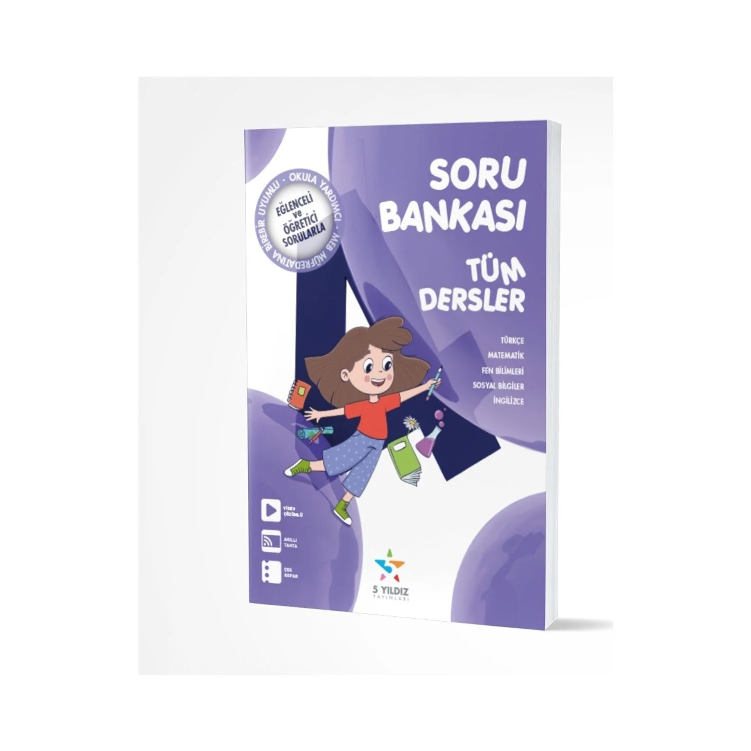 5 Yıldız Yayınları 4. Sınıf Tüm Dersler Soru Bankası (KAMPANYALI)