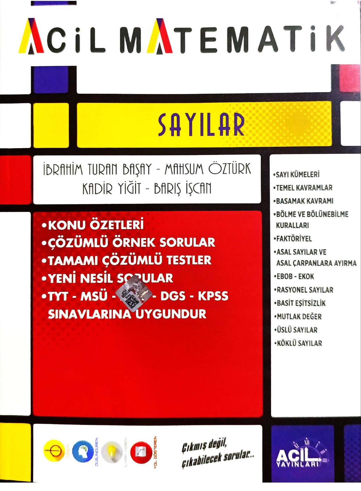 Acil Yayınları TYT Matematik Sayılar