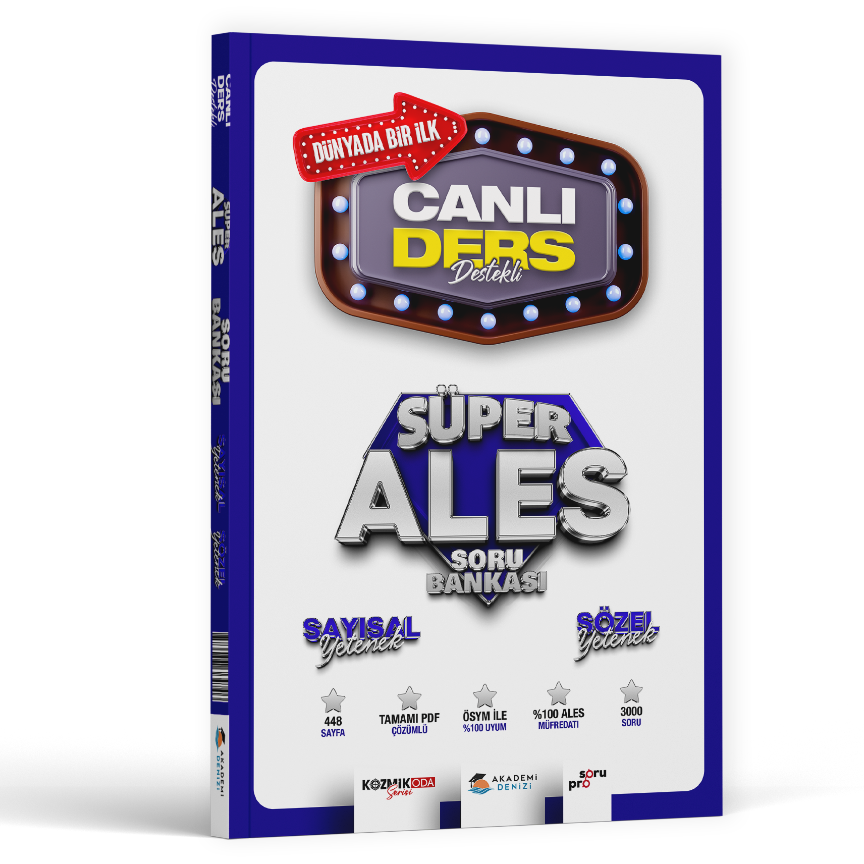 Akademi Denizi ALES Sayısal Sözel Yetenek Süper Soru Bankası