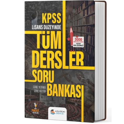 Akademi Denizi KPSS Genel Yetenek Genel Kültür Tüm Dersler Soru Bankası