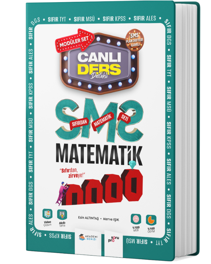 Akademi Denizi KPSS Sıfırdan Matematik Canlı Ders Modüler Set