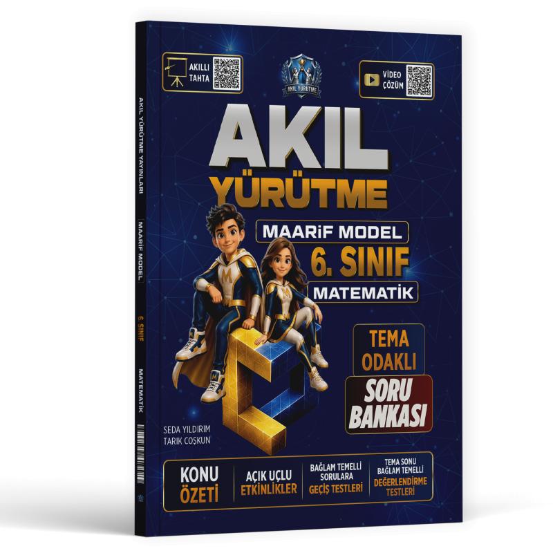 Akıl Yürütme Yayınları 6. Sınıf Matematik Maarif Model Tema Odaklı Soru Bankası