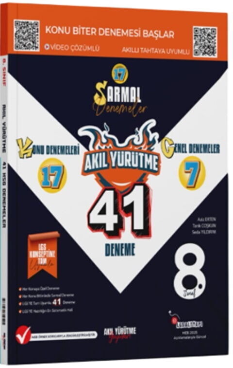 Akıl Yürütme Yayınları LGS 8. Sınıf Konu ve Genel 17 x 7 Denemeleri