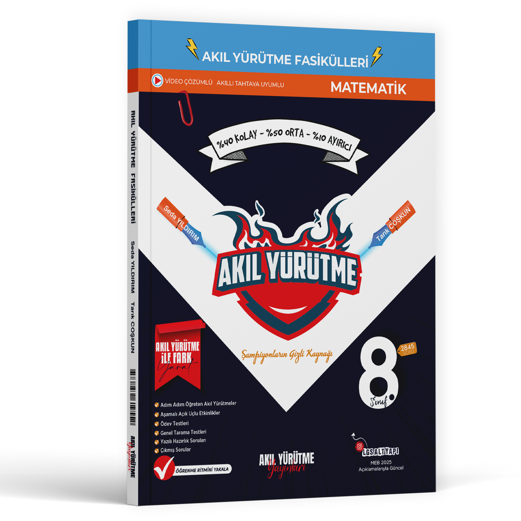 Akıl Yürütme Yayınları LGS 8. Sınıf Matematik 6 lı Fasikül Set