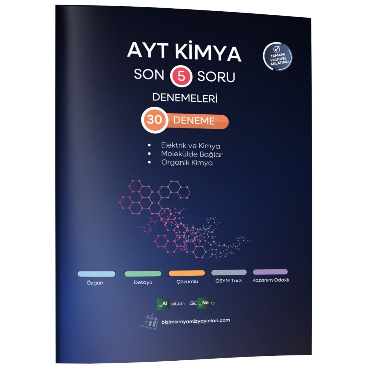 Alaittin Güneş AYT Kimya Son 5 Soru Denemeleri 30 Deneme