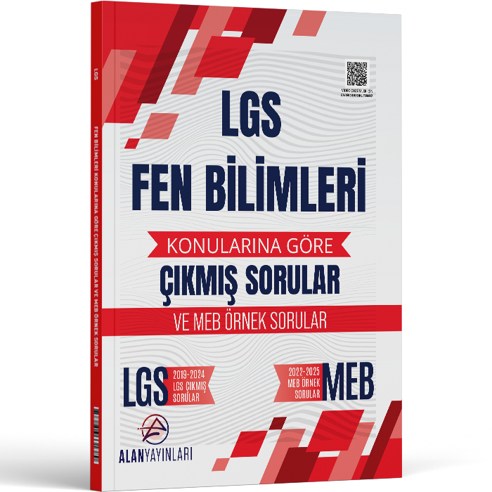 Alan Yayınları LGS 8. Sınıf  Fen Bilimleri Konularına Göre Çıkmış Sorular