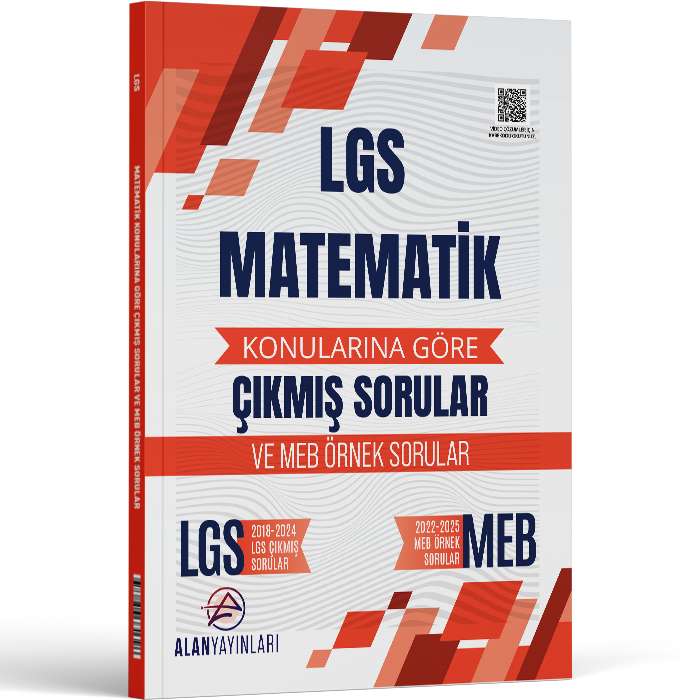 Alan Yayınları LGS  8. Sınıf Matematik Konularına Göre Çıkmış Sorular