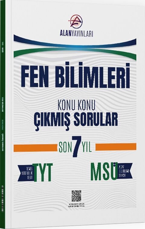 Alan Yayınları TYT MSÜ Fen Bilimleri Son 7 Yıl Konu Konu Çıkmış Sorular 