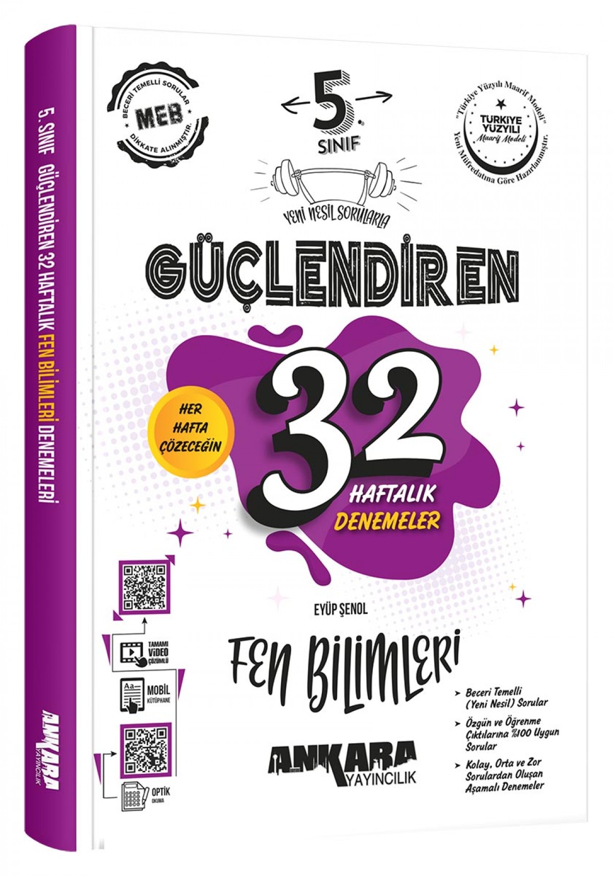 Ankara Yayıncılık 5. Sınıf Fen Bilimleri Güçlendiren 32 Haftalık Denemeleri