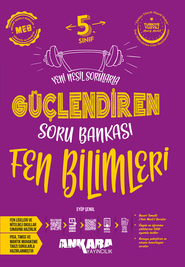Ankara Yayıncılık 5. Sınıf  Fen Bilimleri Güçlendiren Soru Bankası