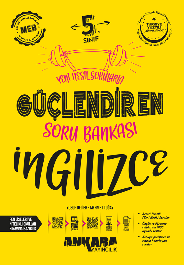 Ankara Yayıncılık 5. Sınıf  Güçlendiren İngilizce Soru Bankası