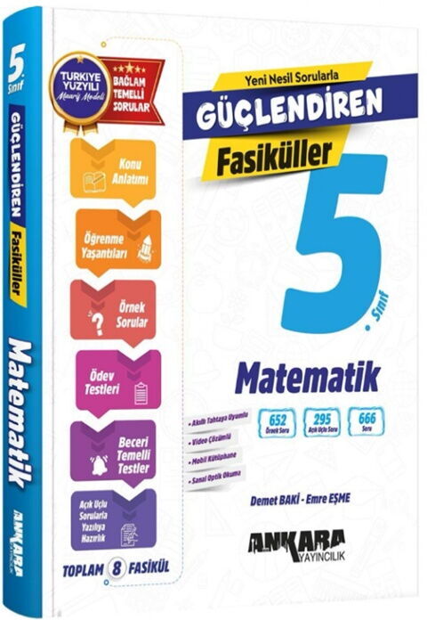Ankara Yayıncılık 5. Sınıf Güçlendiren Matematik Fasiküller