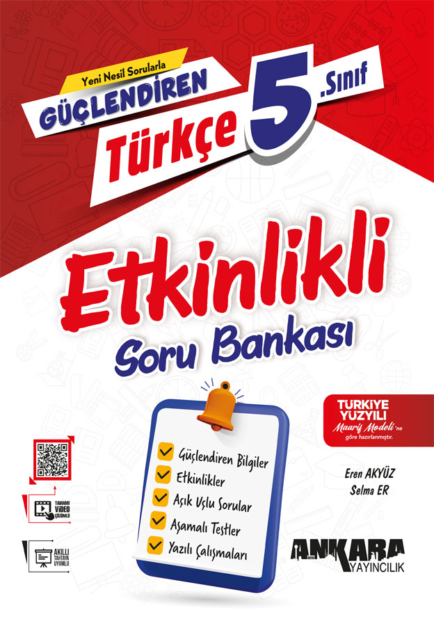 Ankara Yayıncılık 5. Sınıf  Güçlendiren Türkçe Etkinlikli Soru Bankası