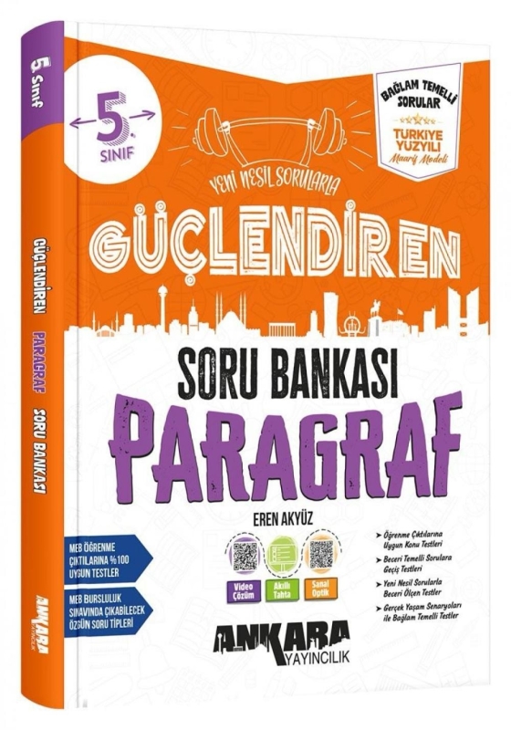 Ankara Yayıncılık 5. Sınıf Paragraf Güçlendiren Soru Bankası