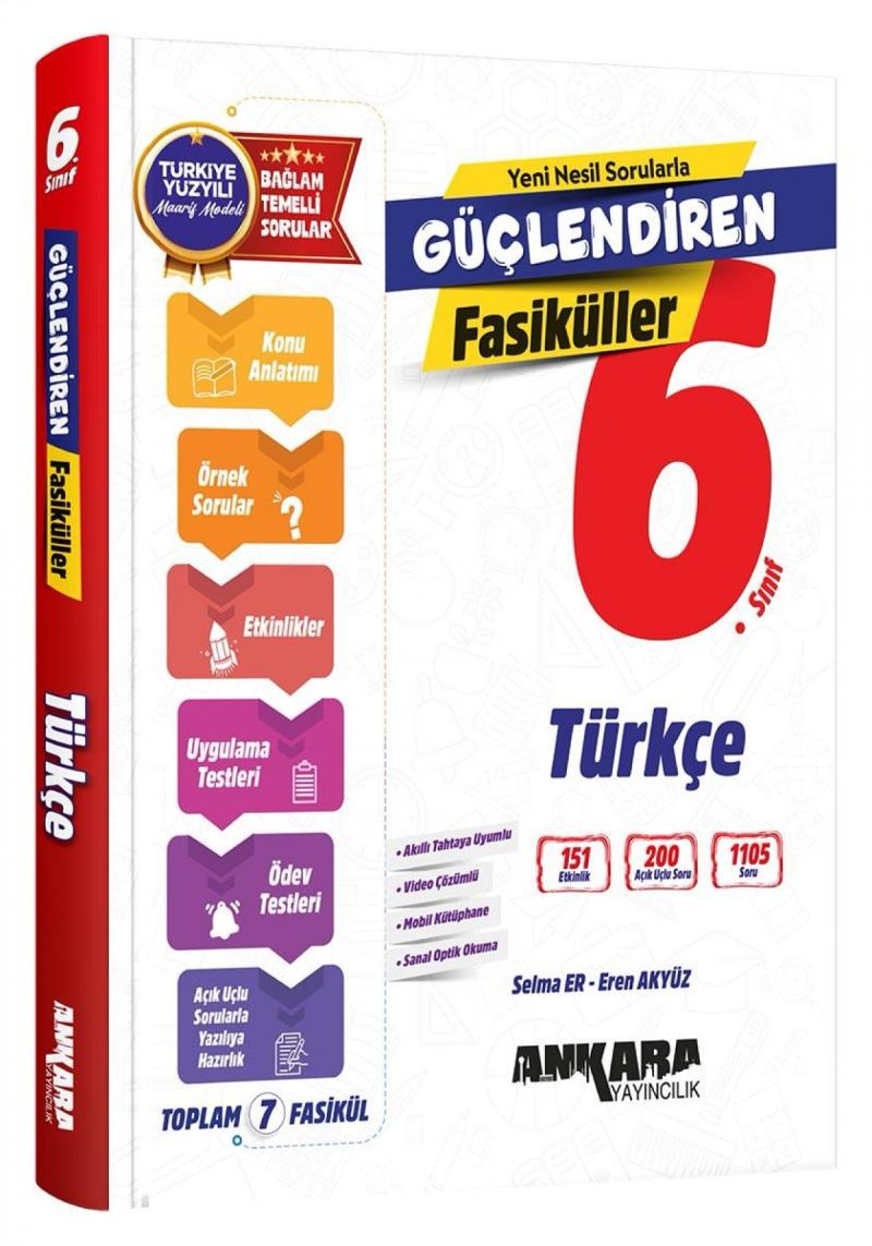 Ankara Yayıncılık 6. Sınıf Güçlendiren Türkçe Fasiküller