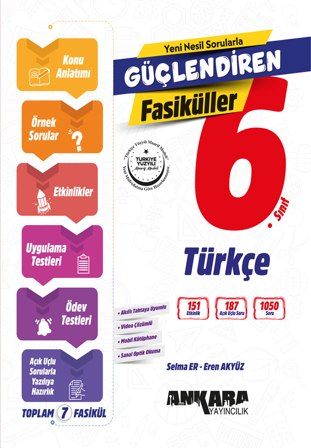 Ankara Yayıncılık 6. Sınıf Güçlendiren Türkçe Fasiküller