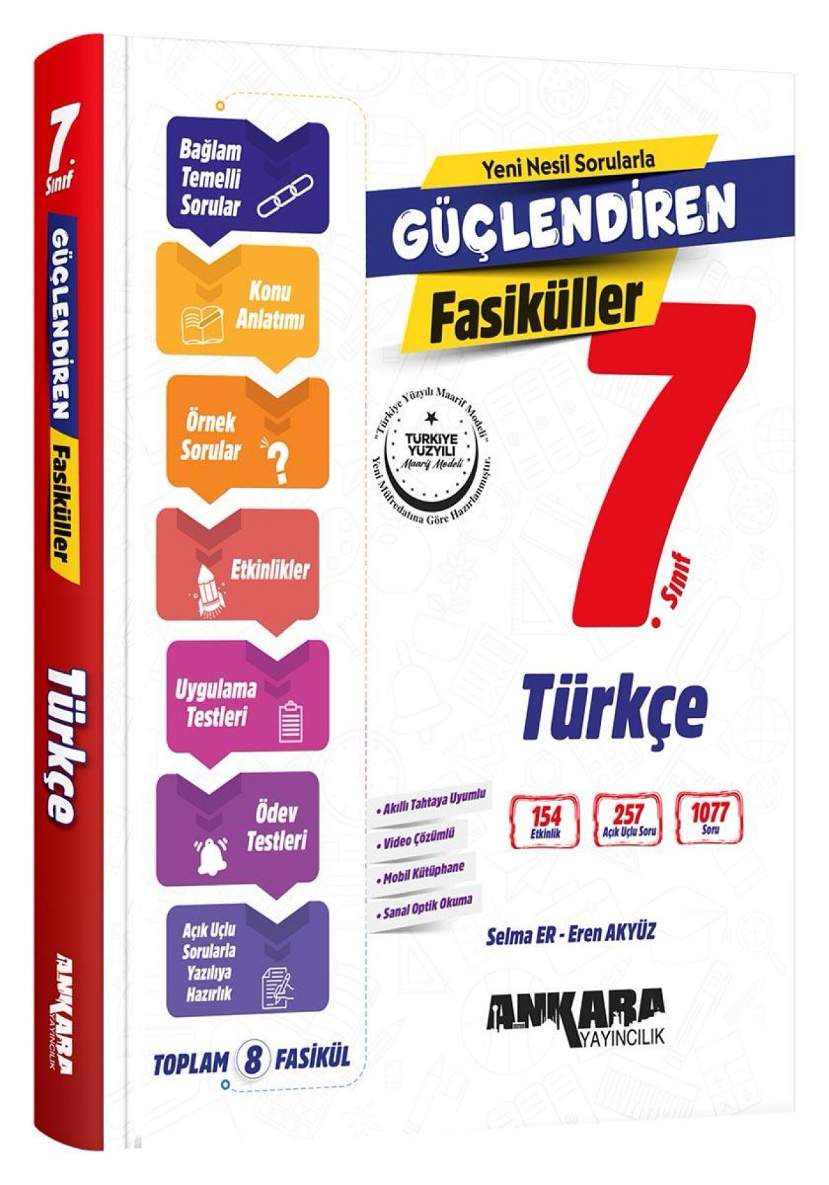 Ankara Yayıncılık 7. Sınıf Türkçe Güçlendiren Fasikül Set