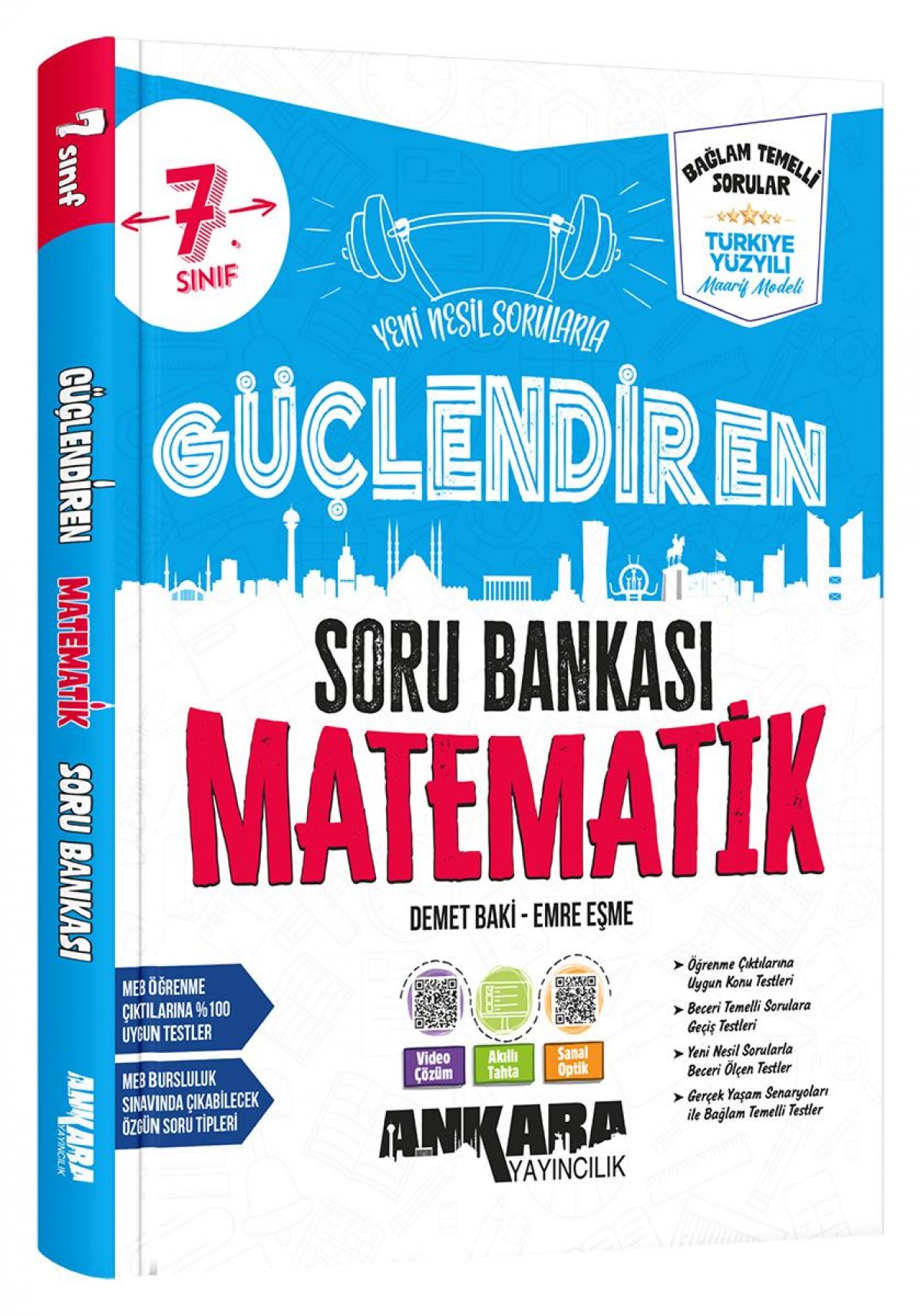 Ankara Yayıncılık 7. Sınıf Matematik Güçlendiren Soru Bankası