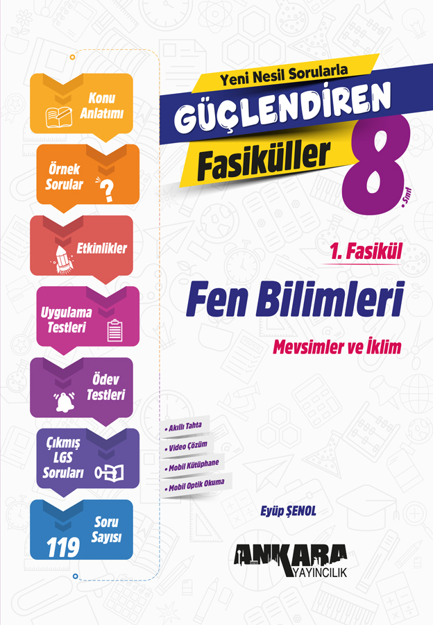 Ankara Yayıncılık LGS 8. Sınıf Fen Bilimleri Güçlendiren 1. Fasikül