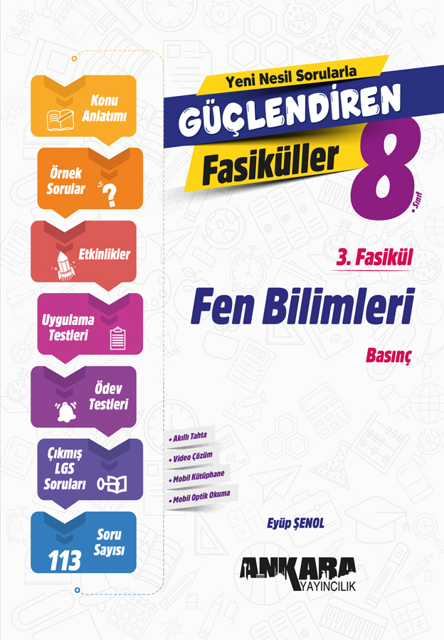 Ankara Yayıncılık LGS 8. Sınıf Fen Bilimleri Güçlendiren 3. Fasikül
