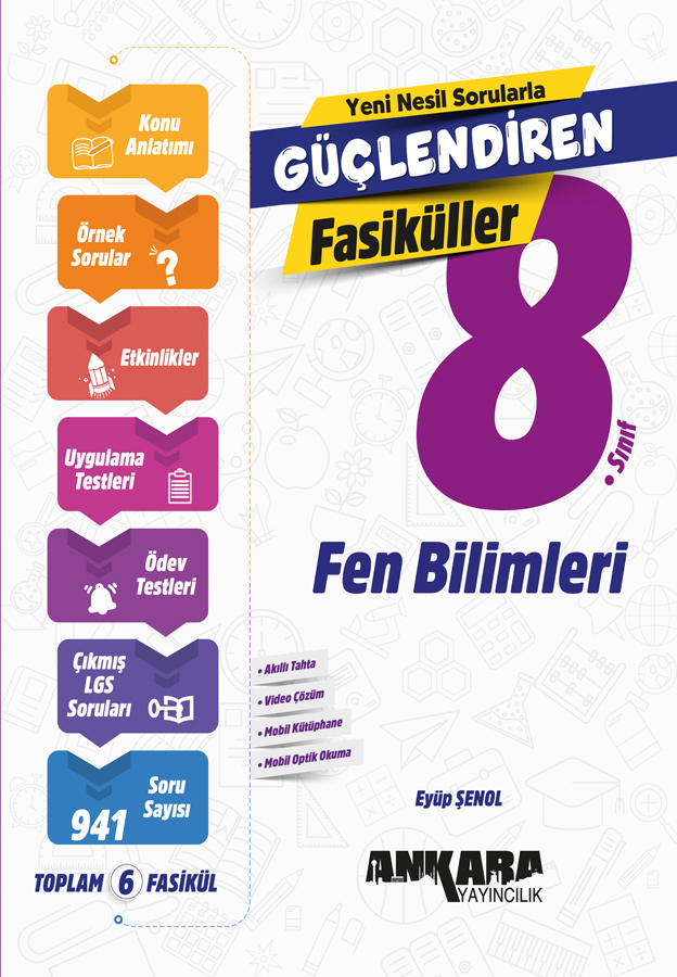 Ankara Yayıncılık LGS 8. Sınıf Fen Bilimleri Güçlendiren SET Fasiküller