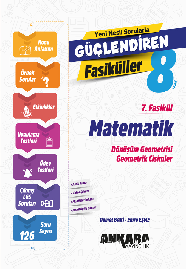 Ankara Yayıncılık LGS 8. Sınıf Matematik Güçlendiren 7. Fasikül