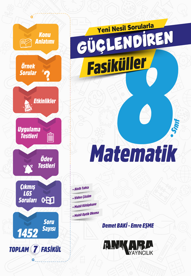 Ankara Yayıncılık LGS 8. Sınıf Matematik Güçlendiren SET Fasiküller