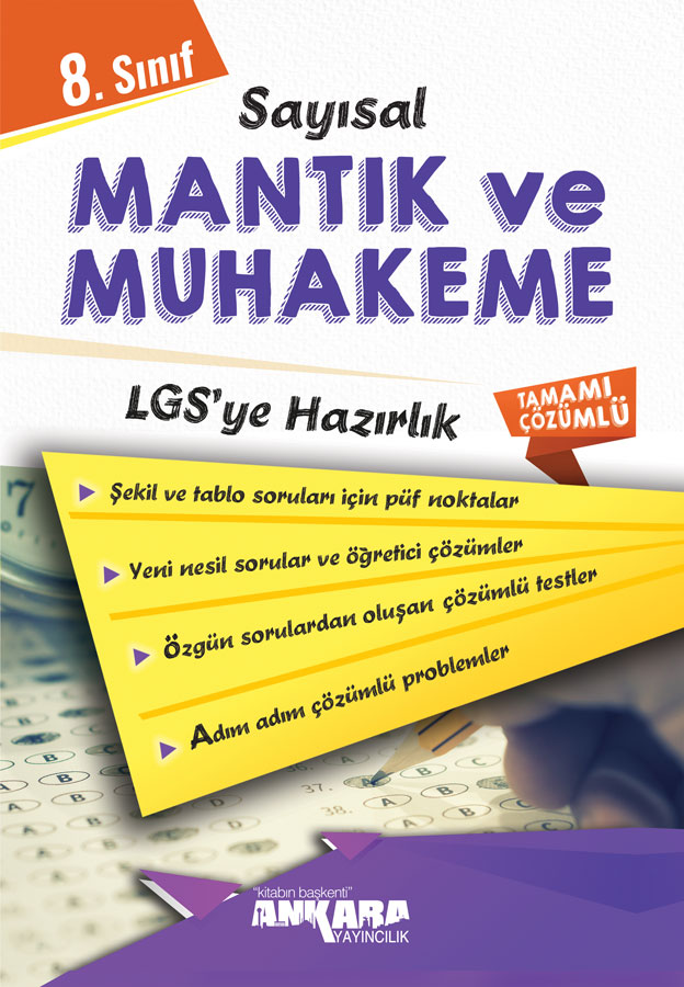 Ankara Yayıncılık LGS 8. Sınıf Sayısal Mantık ve Muhakeme Soru Bankası