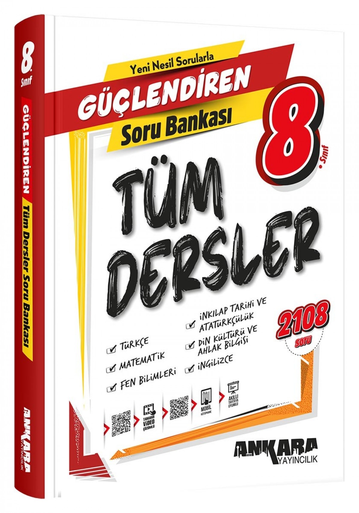 Ankara Yayıncılık LGS 8. Sınıf Tüm Dersler Soru Bankası
